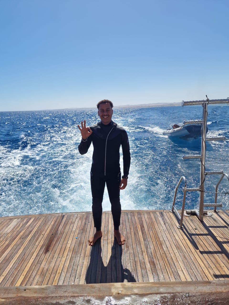 Ali Sayed beim Tauchen
